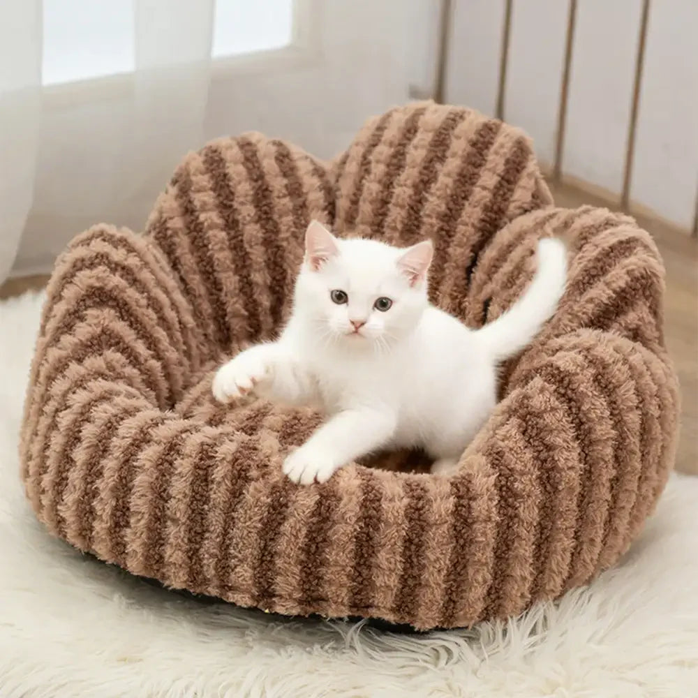 Scalloped Donut Dog Bed